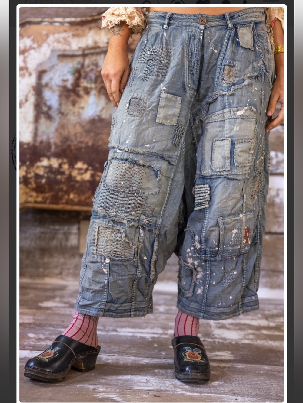 Magnolia Pearl Joni Denim Punk Jeans